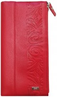 Кошелек Esse ДЖЕНИФЕР RED кожа алый тиснение 71429 в Челябинске в Челябинске