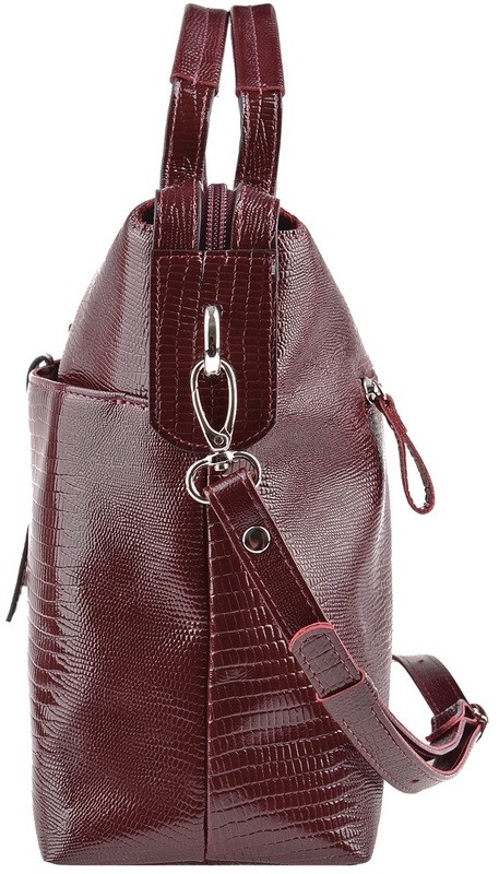 Сумка Esse ДОРОТИ CHERRY кожа варан бордо 60249 в Челябинске в Челябинске